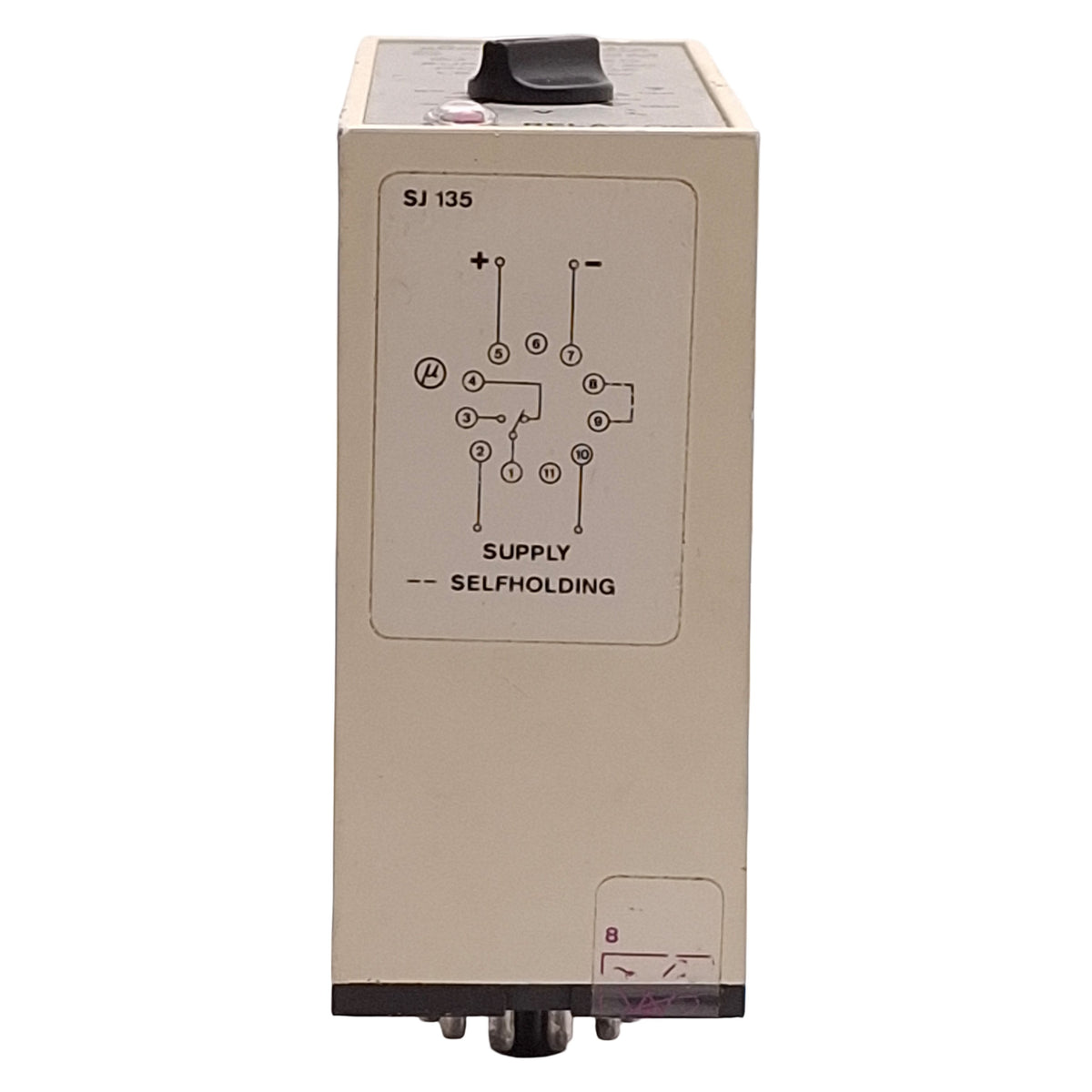 Used Electromatic SJ 135 120 150V DC Voltage Level Relay, SPDT, 30-150VDC, 120VAC IN