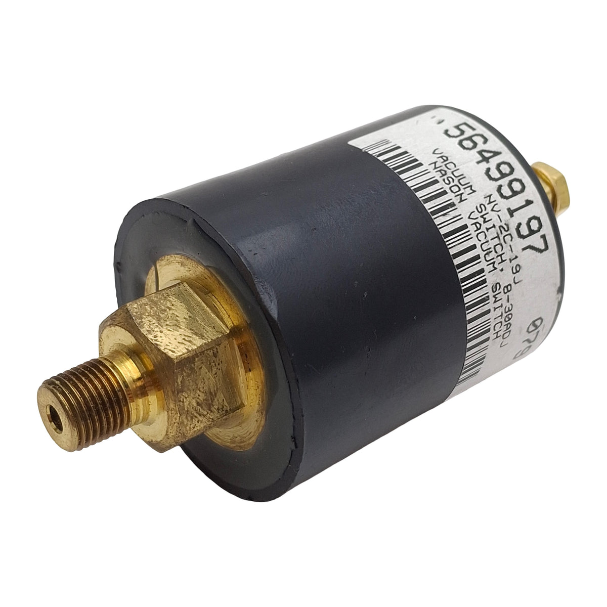 Used Nason NV-2C-19J Vacuum Switch, SPDT, 1/8in NPT, 15-19in/Hg Set Point Range