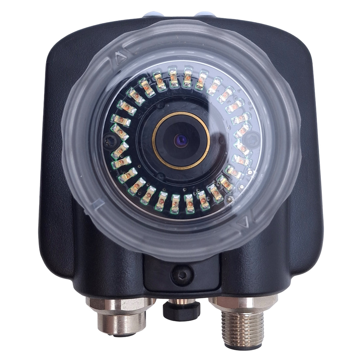 Used Banner IVURGPR08 iVu TG Image Sensor 10-30VDC, PNP, 8mm Lens, Red Ring Light