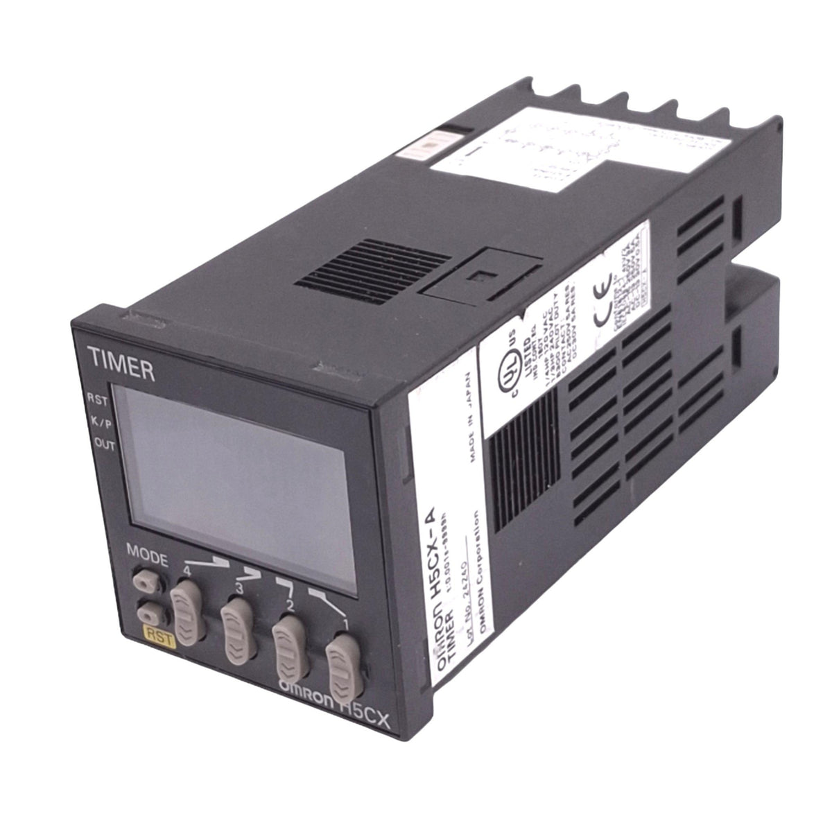 Used Omron H5CX-A Digital Timer, 0.001s-9999h, SPDT Out, 100-240VAC In, 1/16 DIN