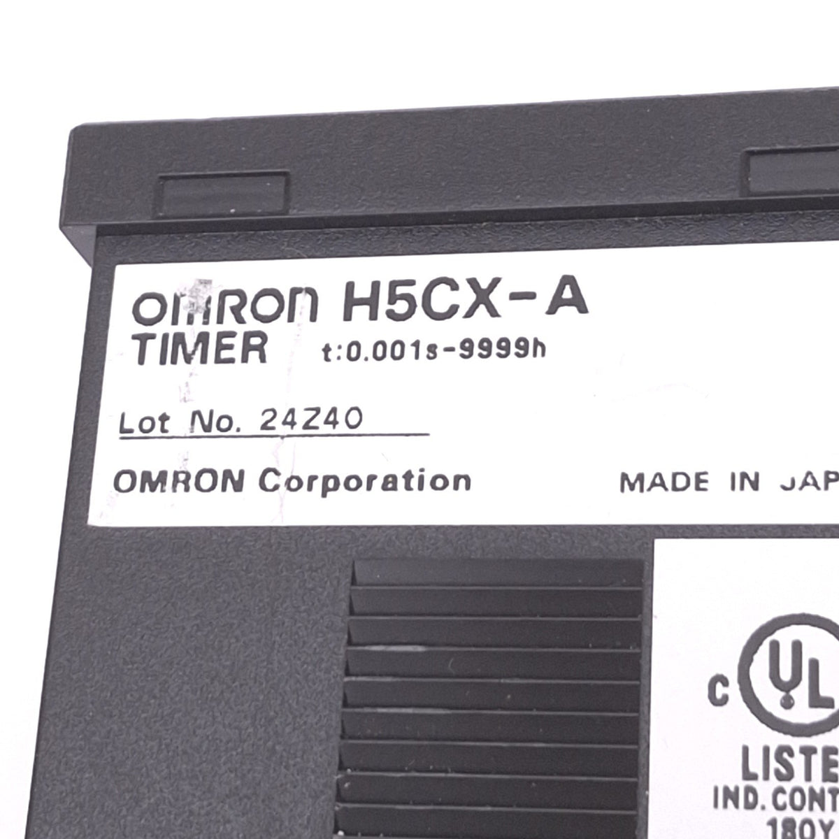 Used Omron H5CX-A Digital Timer, 0.001s-9999h, SPDT Out, 100-240VAC In, 1/16 DIN