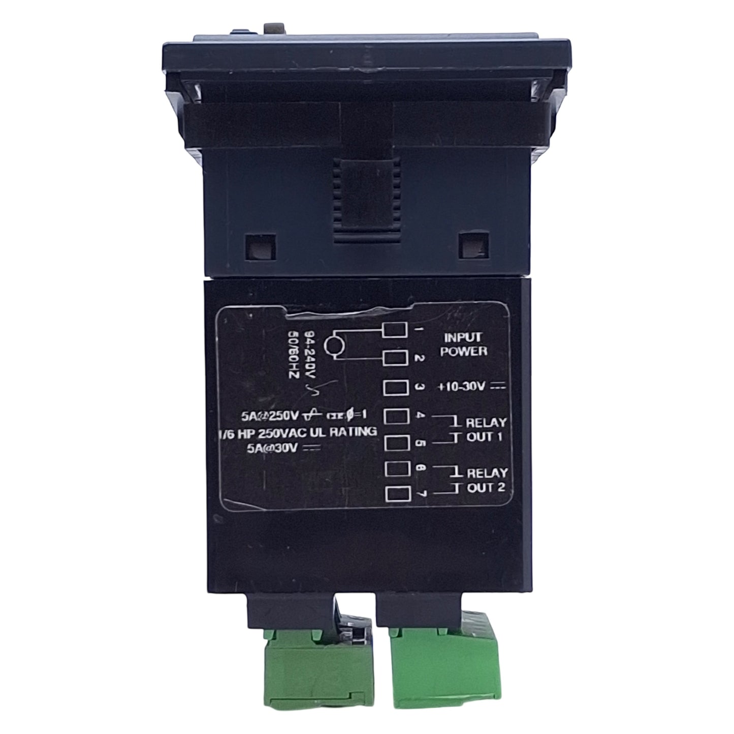 Used Durant E4148792 Electronic Counter, 6-Digit LCD, PNP/NPN, 94-240VAC/12-24VDC