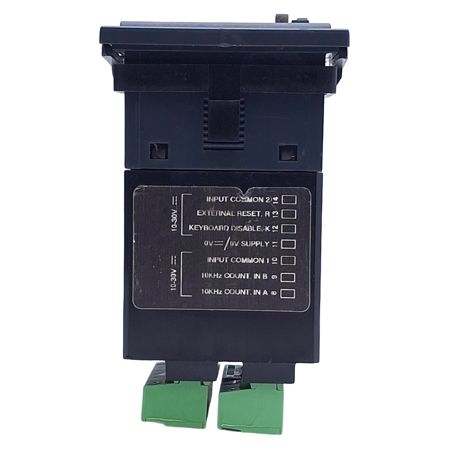 Used Durant E4148792 Electronic Counter, 6-Digit LCD, PNP/NPN, 94-240VAC/12-24VDC