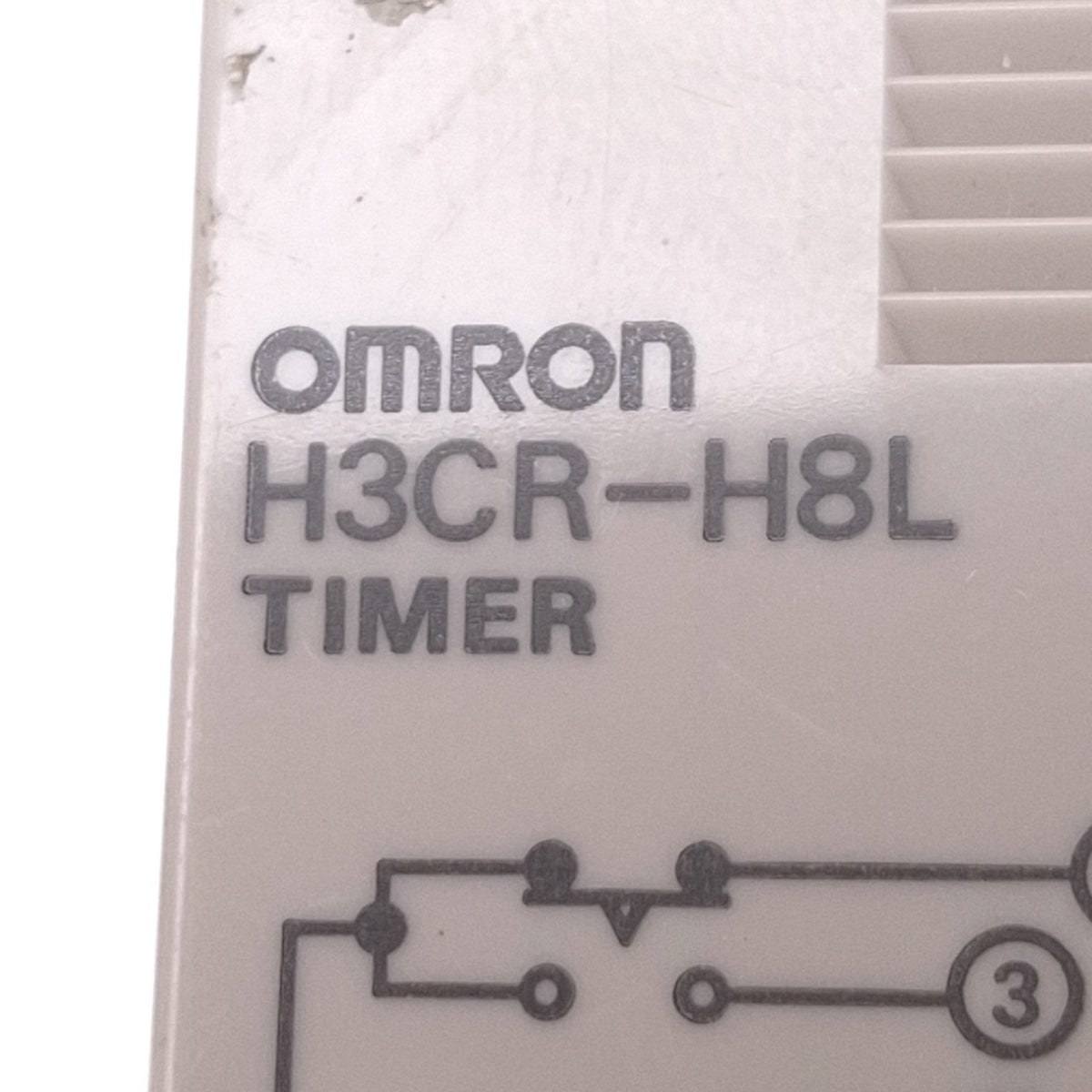 Used Omron H3CR-H8L Time Delay Relay, 8-Pin DPDT, 0.05s-12s, 100-240VAC/100-125VDC