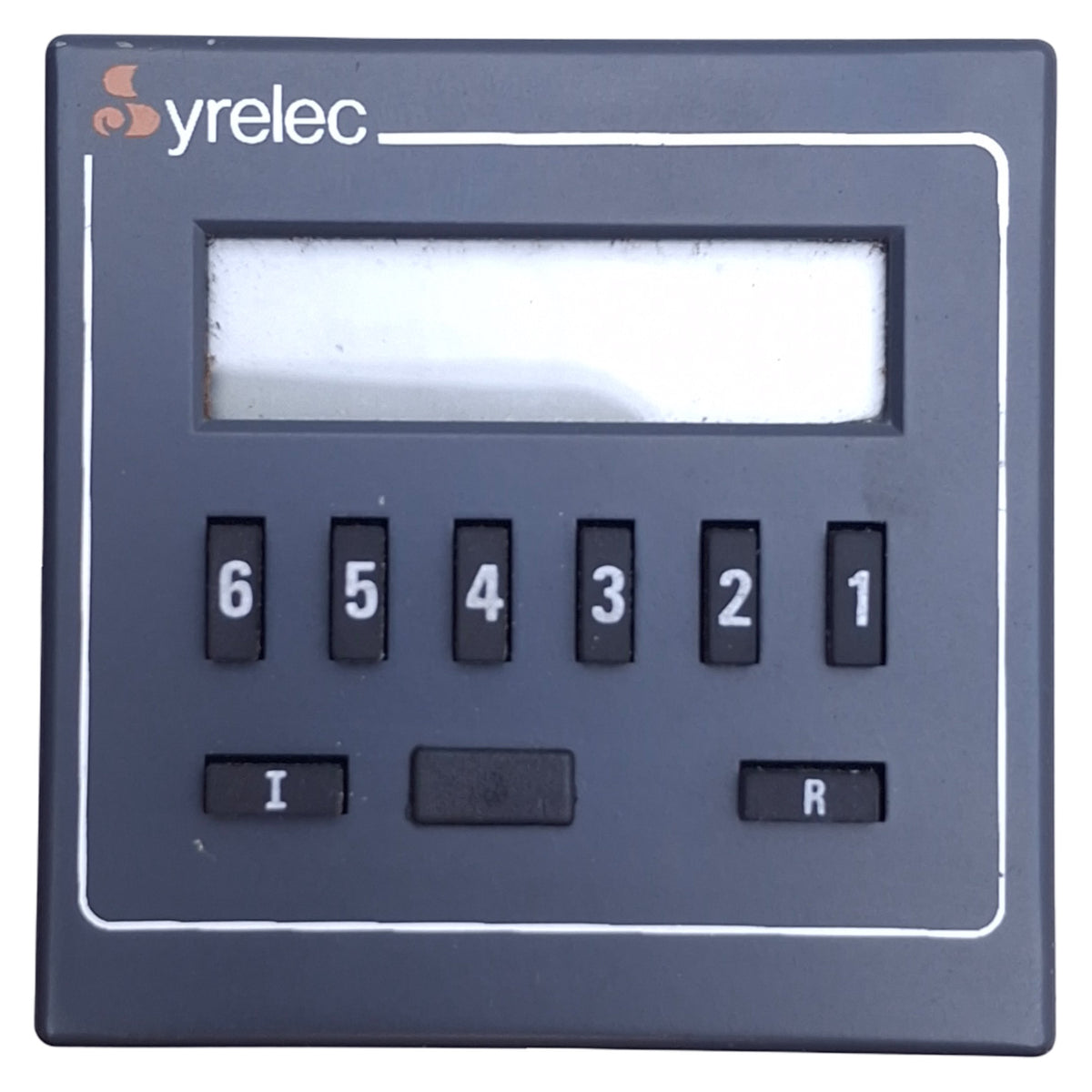 Used Syrelec 1000 PA1 Electronic Counter 6-Digit, 115/230VAC, 12VDC 50mA Sensor