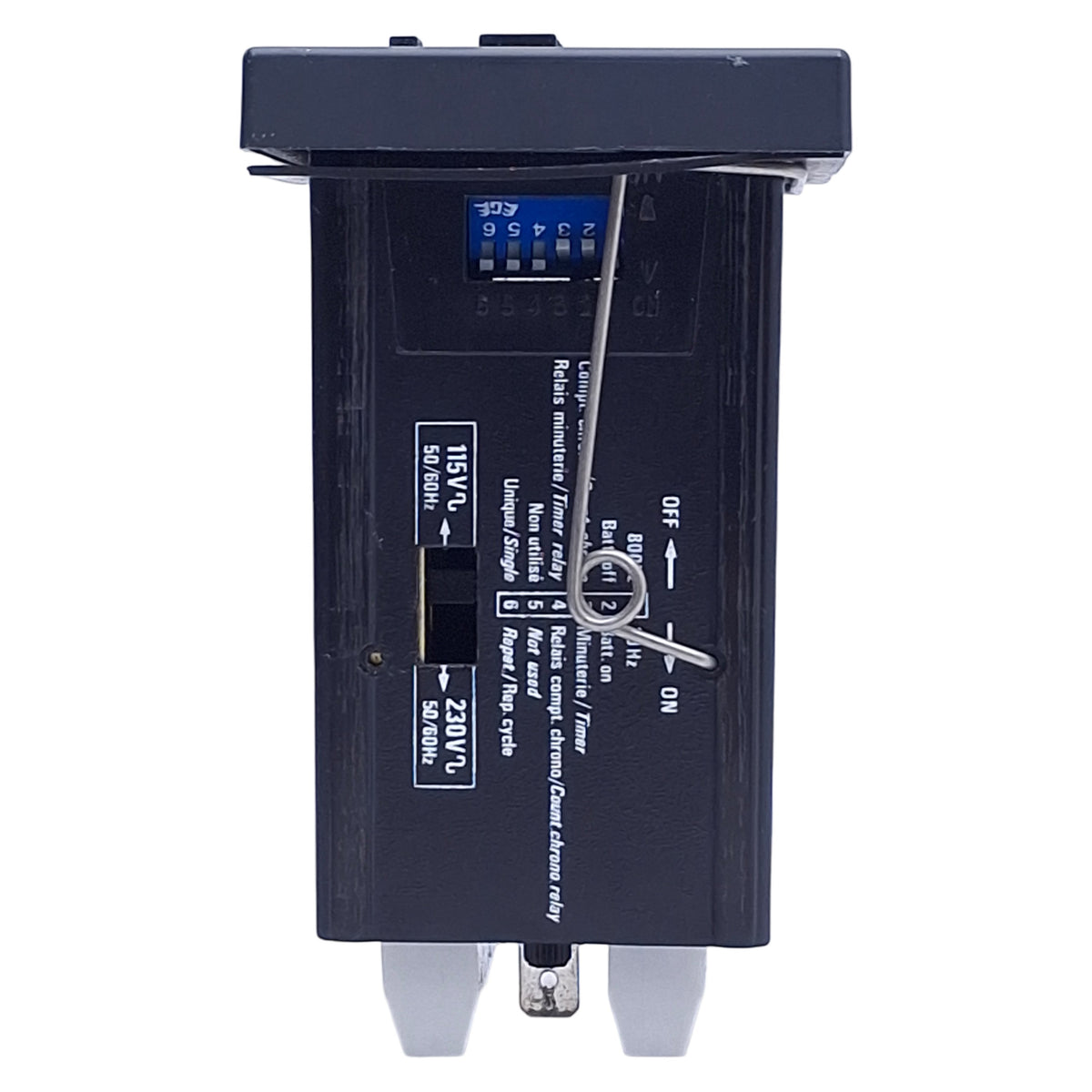 Used Syrelec 1000 PA1 Electronic Counter 6-Digit, 115/230VAC, 12VDC 50mA Sensor