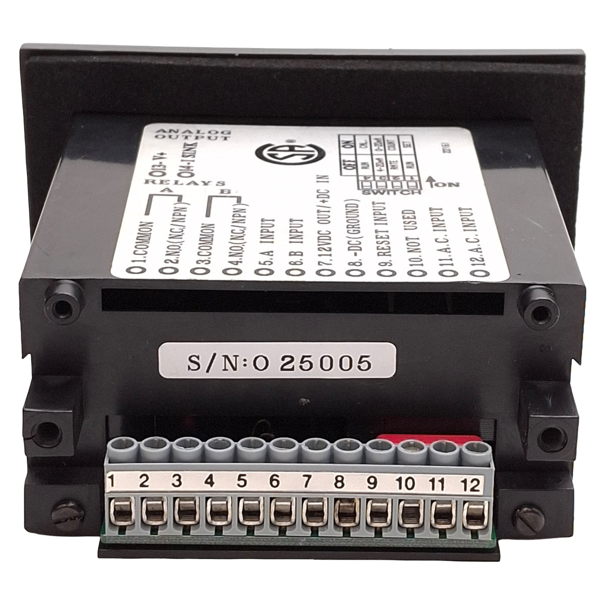 Used Kobold MRT-1530 MS345MC2A3 Electronic Counter, 6-Digit, 4-30VDC, 110VAC Supply