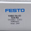 Used Festo VABS-S4-1S-G14-R3 Pneumatic Sub-Base, -0.9~10bar, G1/4, 24VDC, 4-Pin M12