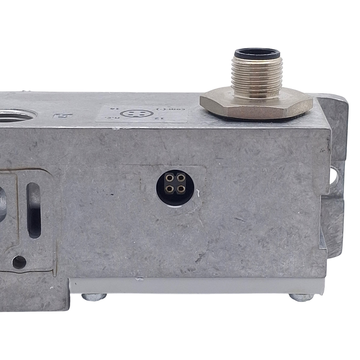 Used Festo VABS-S4-1S-G14-R3 Pneumatic Sub-Base, -0.9~10bar, G1/4, 24VDC, 4-Pin M12