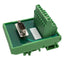 Used Phoenix Contact FLKM HDSUB-15/M 5528383 Breakout Board, DB15M, DIN Rail Mount