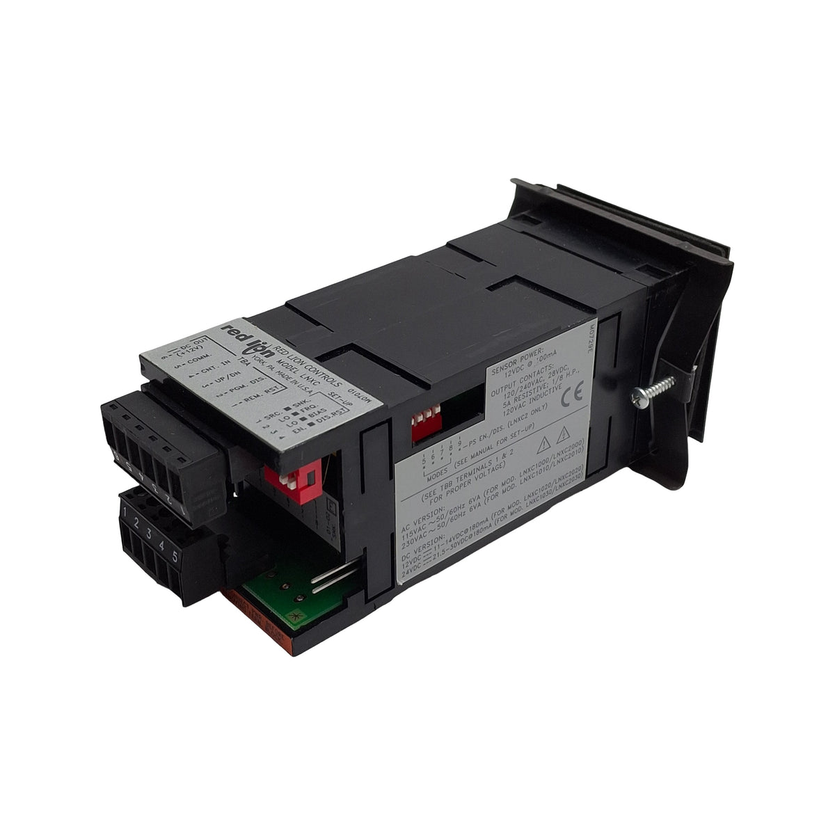 Used Red Lion LNXC1030 Single Preset Counter 24VDC Power, 12VDC Sensor, Relay Output