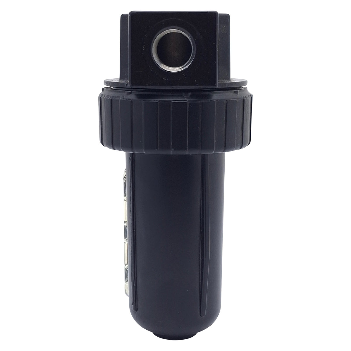 Used Gast AH106F Pneumatic Compressed Air Filter, 1/2in NPT, 250psi Max, 5µm, 117scfm