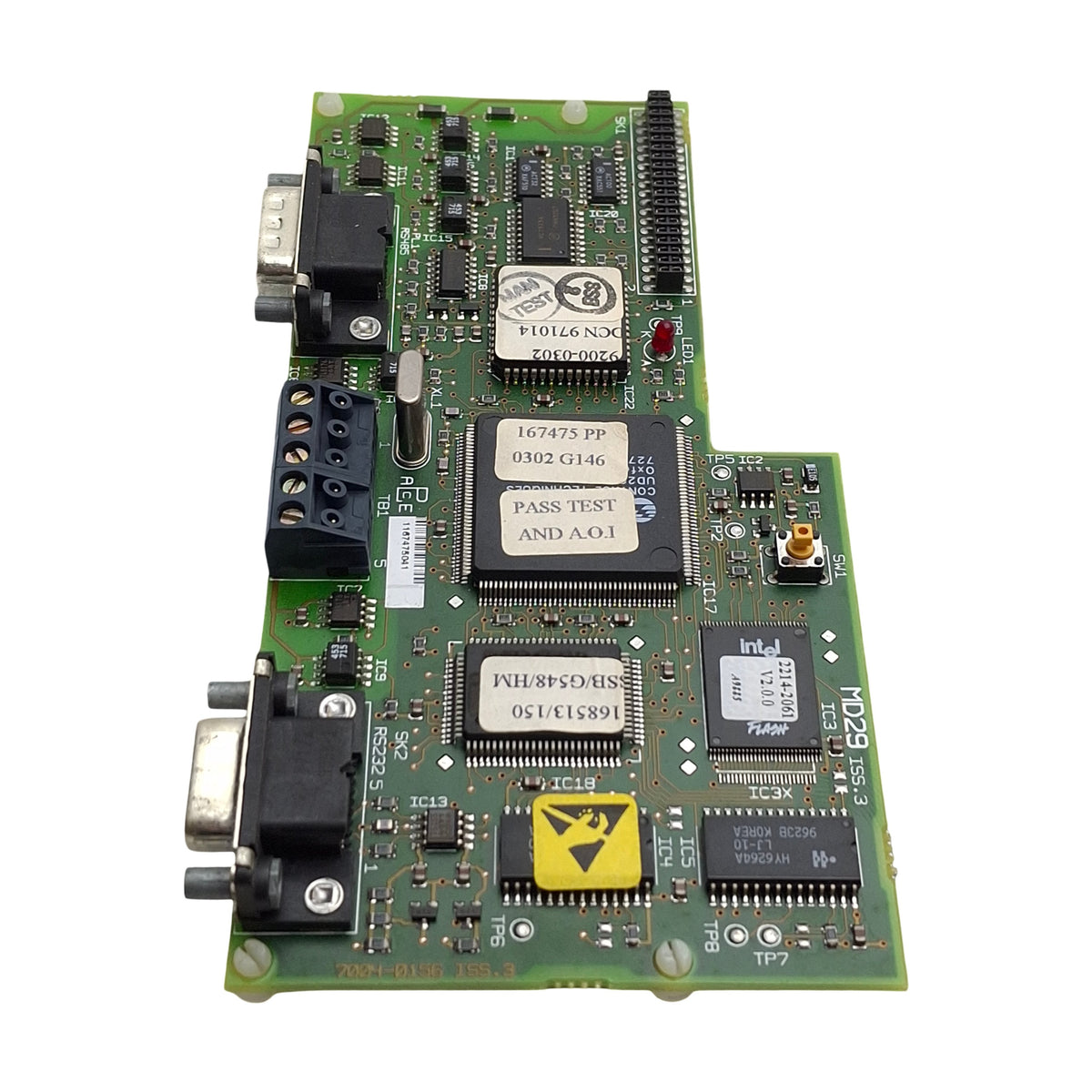 Used Control Techniques MD29 CoProcessor Option Board For MentorII & QuantumII Drives