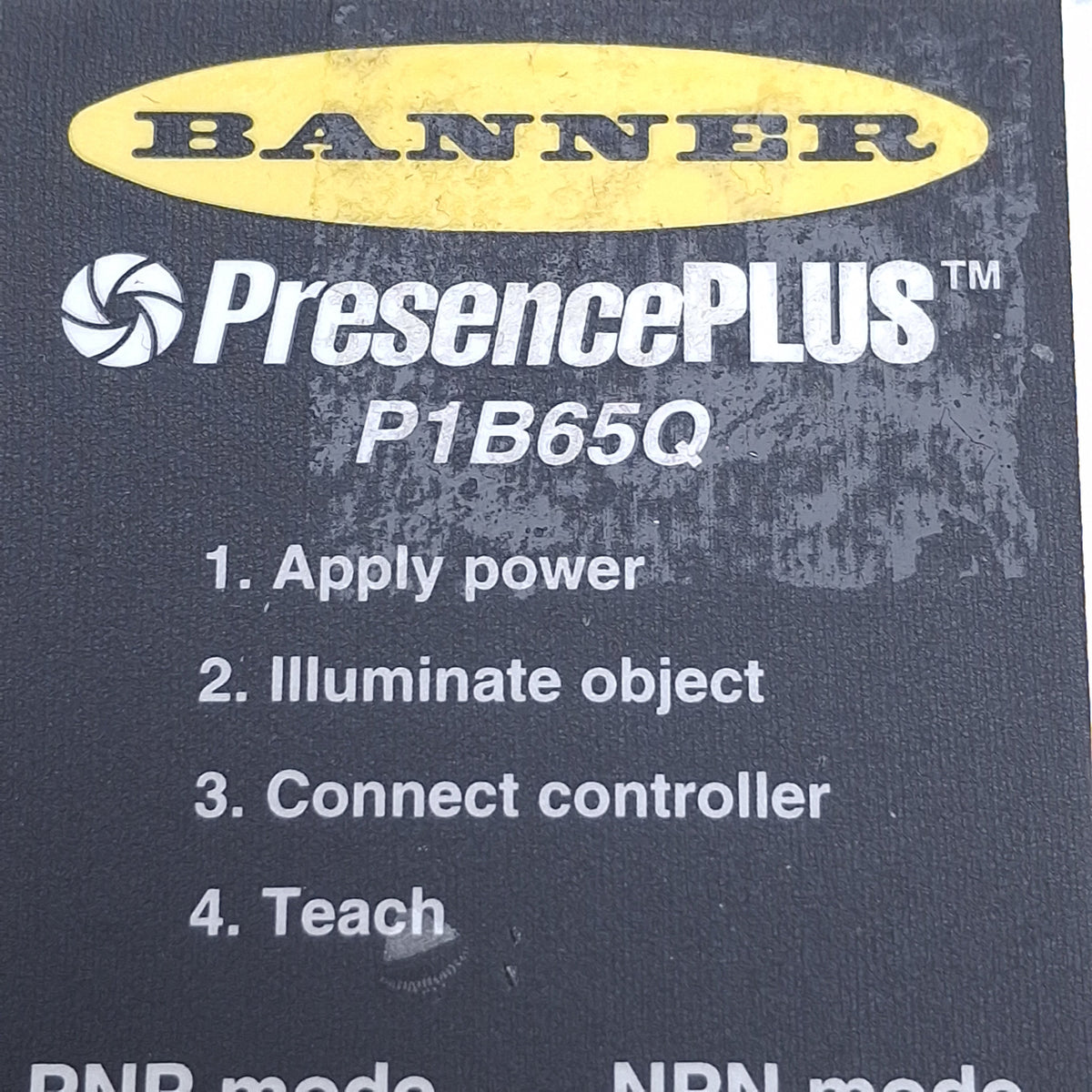 Used Banner P1B65Q PresencePLUS Pixel-Counting Sensor 22-26VDC, 512x384, C-Mount