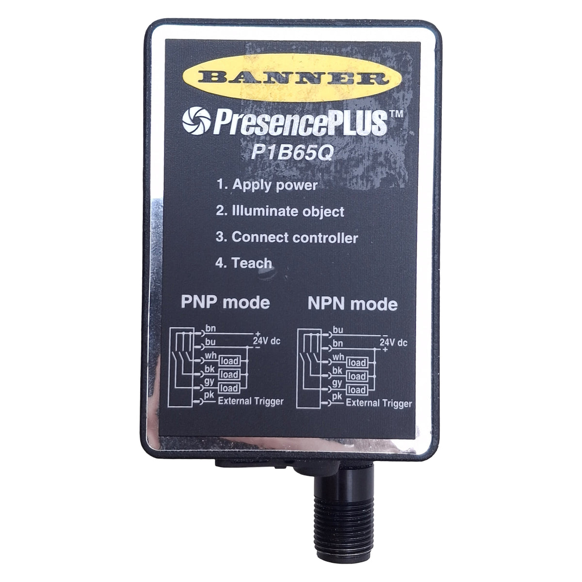Used Banner P1B65Q PresencePLUS Pixel-Counting Sensor 22-26VDC, 512x384, C-Mount