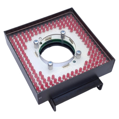 Used Banner LEDR140 Red LED Ring Light For PresencePLUS Pixel-Counting Sensor