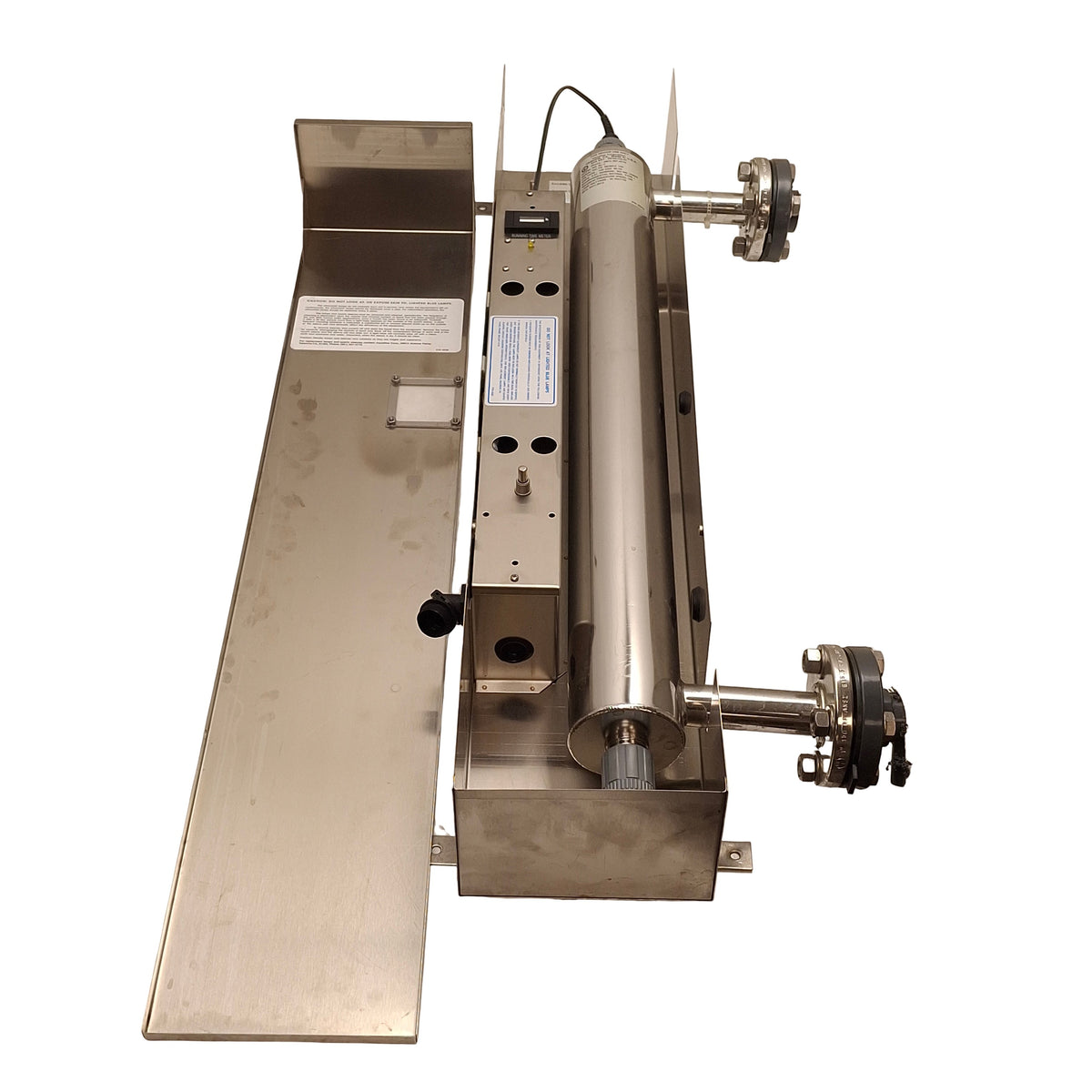 Used Aquafine SL-1 UV Water Treatment System 120VAC 150psig Max, 1in Flange, 12GPM