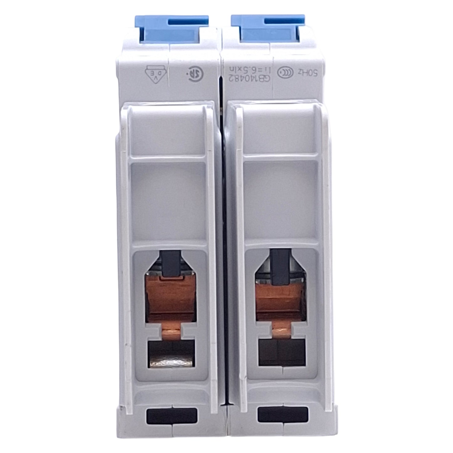 New – Open box Allen Bradley 1489-M2C150 Circuit Breaker, 2-Pole, 480Y/277VAC, 10A, DIN Rail