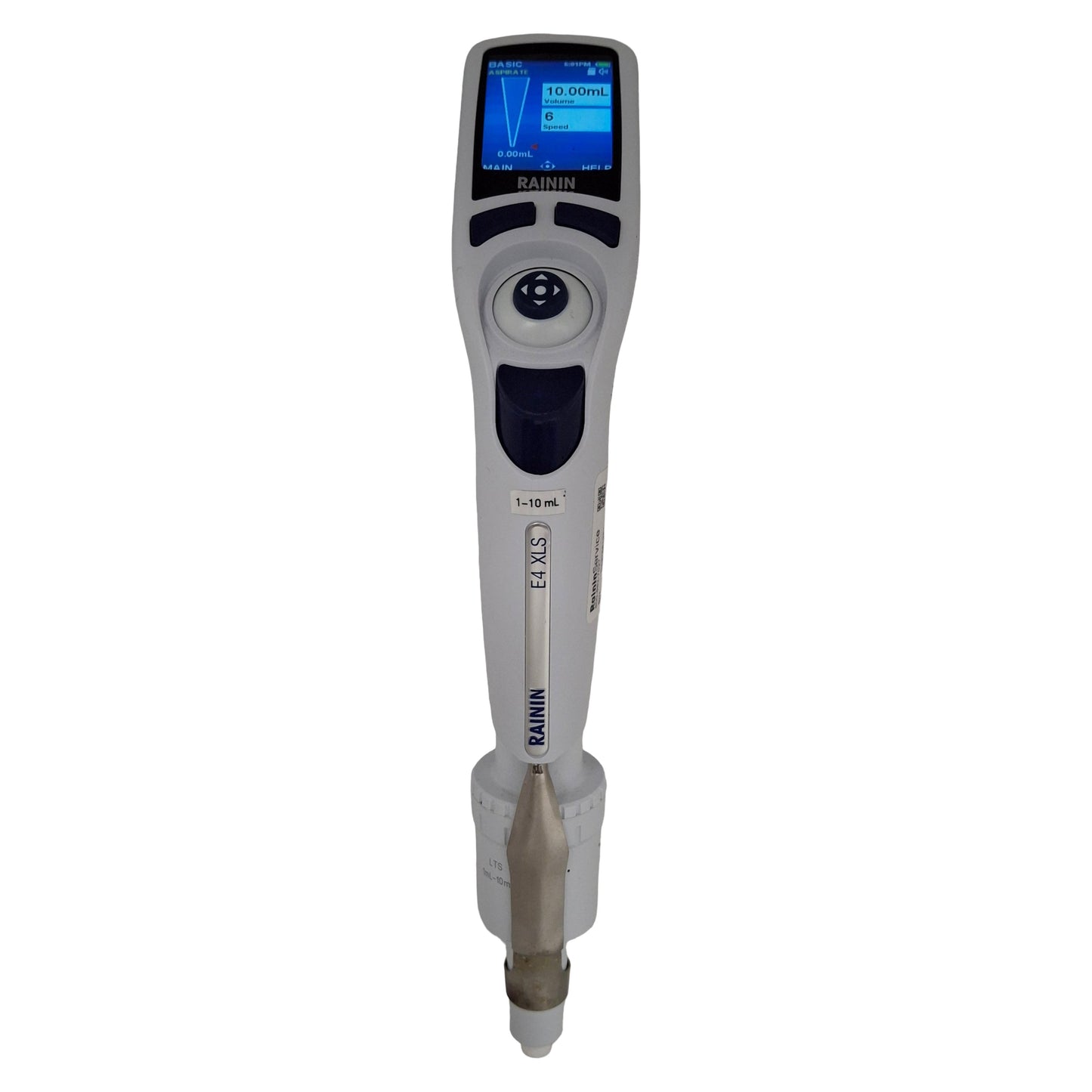 Used Rainin SmartStand w/ 4x E4 XLS Pipettes, 0.5-10µL/10-100µL/100-1000µL/1-10mL