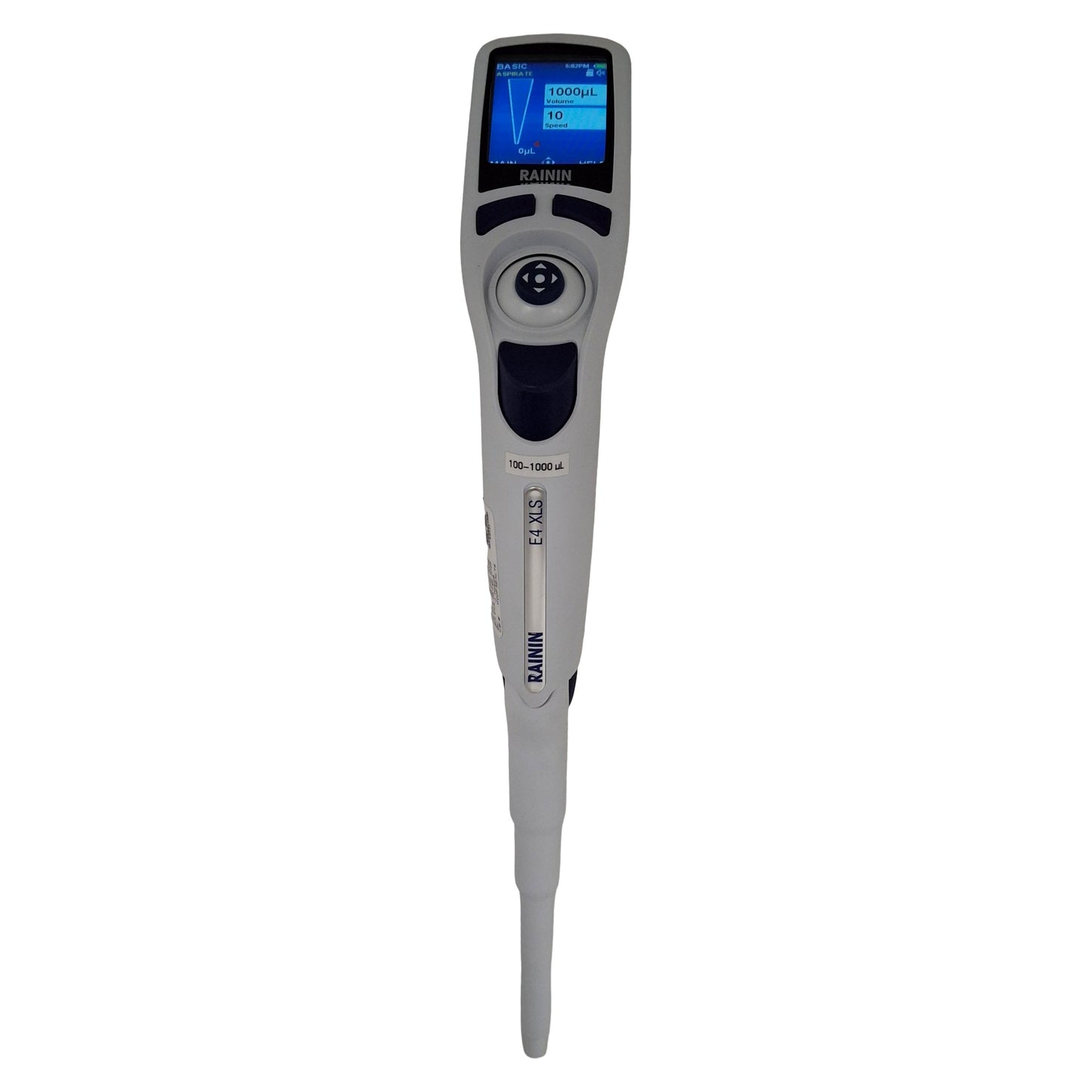 Used Rainin SmartStand w/ 4x E4 XLS Pipettes, 0.5-10µL/10-100µL/100-1000µL/1-10mL