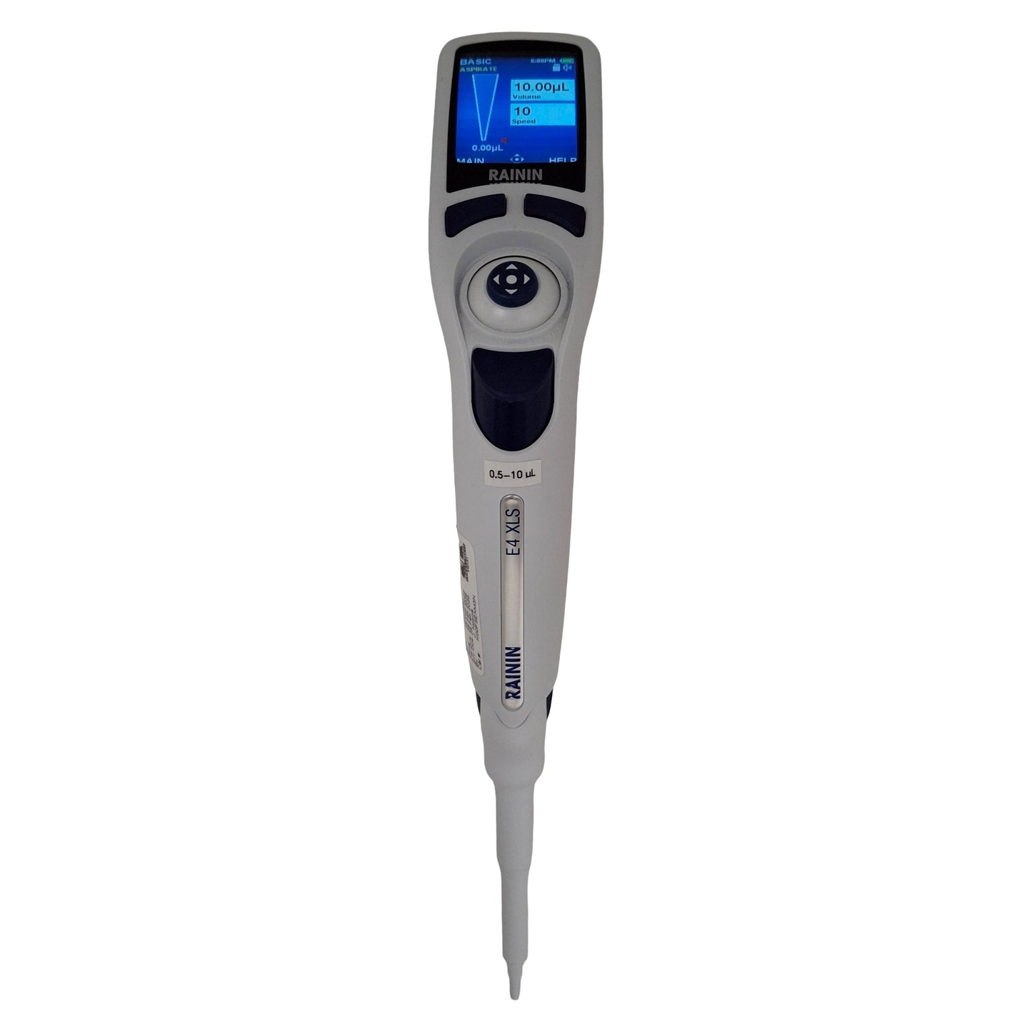 Used Rainin SmartStand w/ 4x E4 XLS Pipettes, 0.5-10µL/10-100µL/100-1000µL/1-10mL