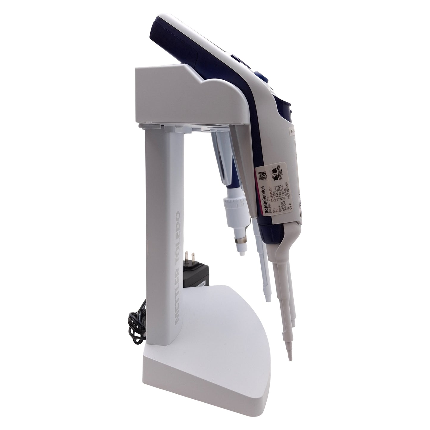 Used Rainin SmartStand w/ 4x E4 XLS Pipettes, 0.5-10µL/10-100µL/100-1000µL/1-10mL