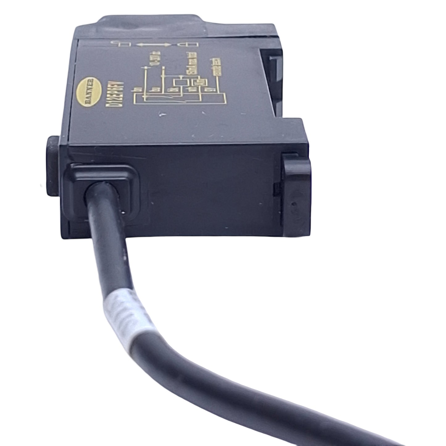 Used Banner D12EP6FV 41968 Fiber Optic Sensor, SPST-PNP, Red LED, 10-30VDC, DIN Rail