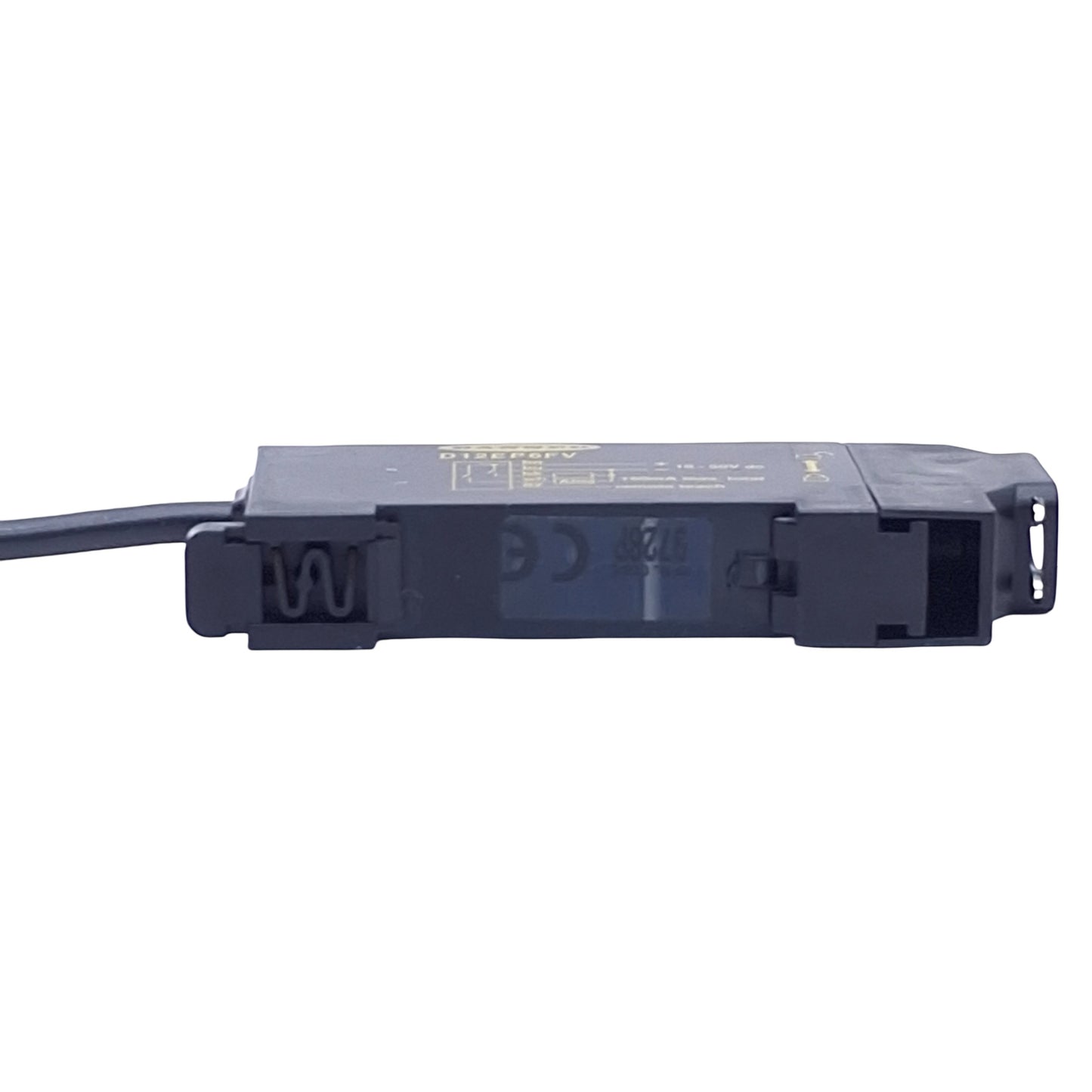 Used Banner D12EP6FV 41968 Fiber Optic Sensor, SPST-PNP, Red LED, 10-30VDC, DIN Rail