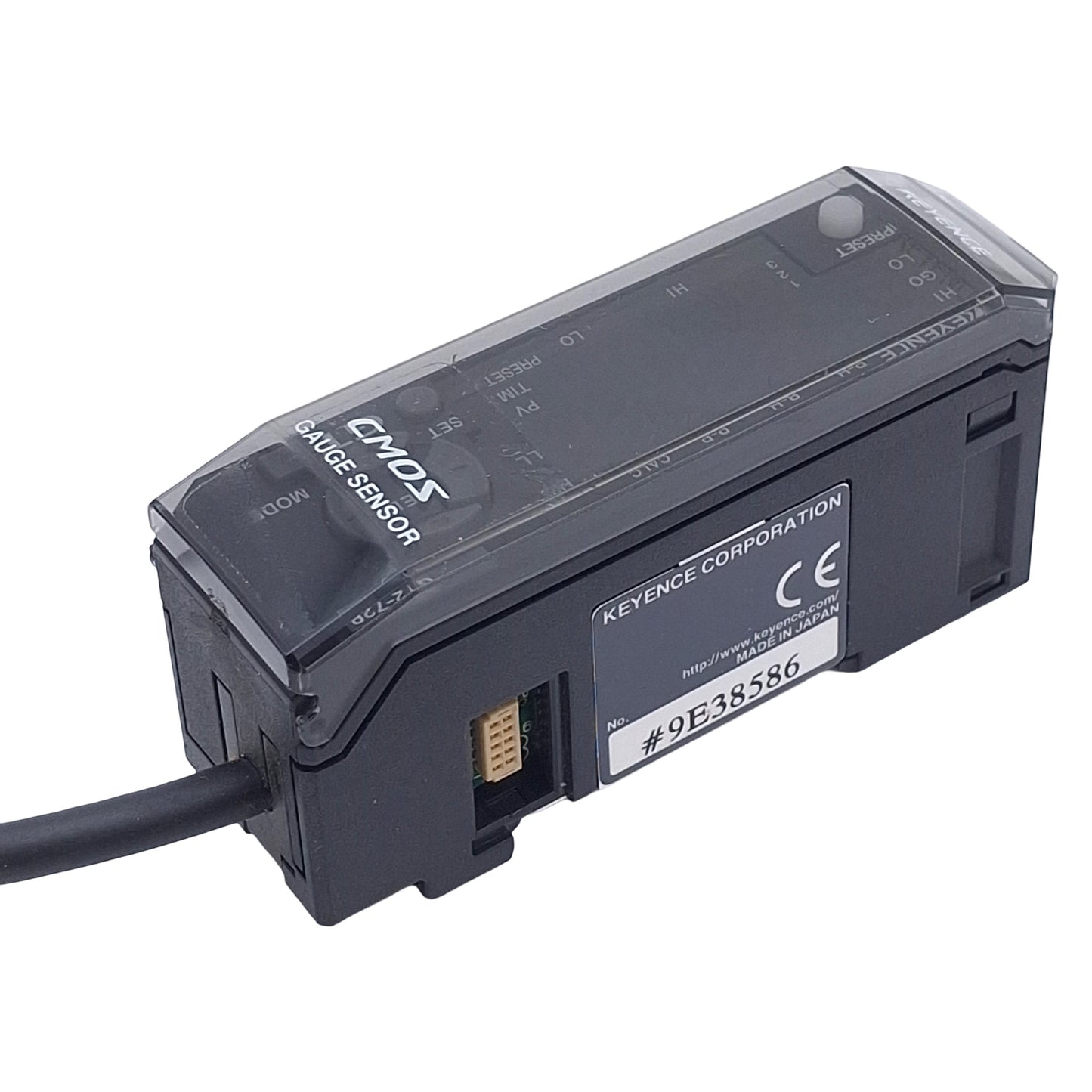 Used Keyence GT2-72P Digital Contact Sensor Amplifier Unit, PNP, 10-30VDC, DIN Rail