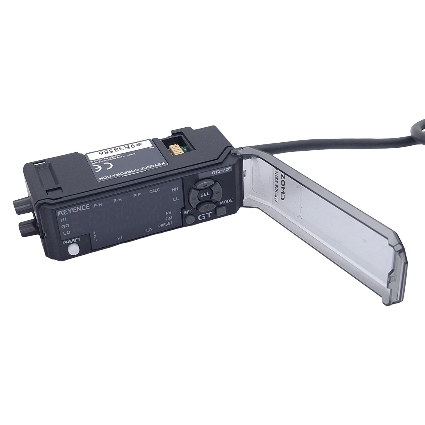 Used Keyence GT2-72P Digital Contact Sensor Amplifier Unit, PNP, 10-30VDC, DIN Rail