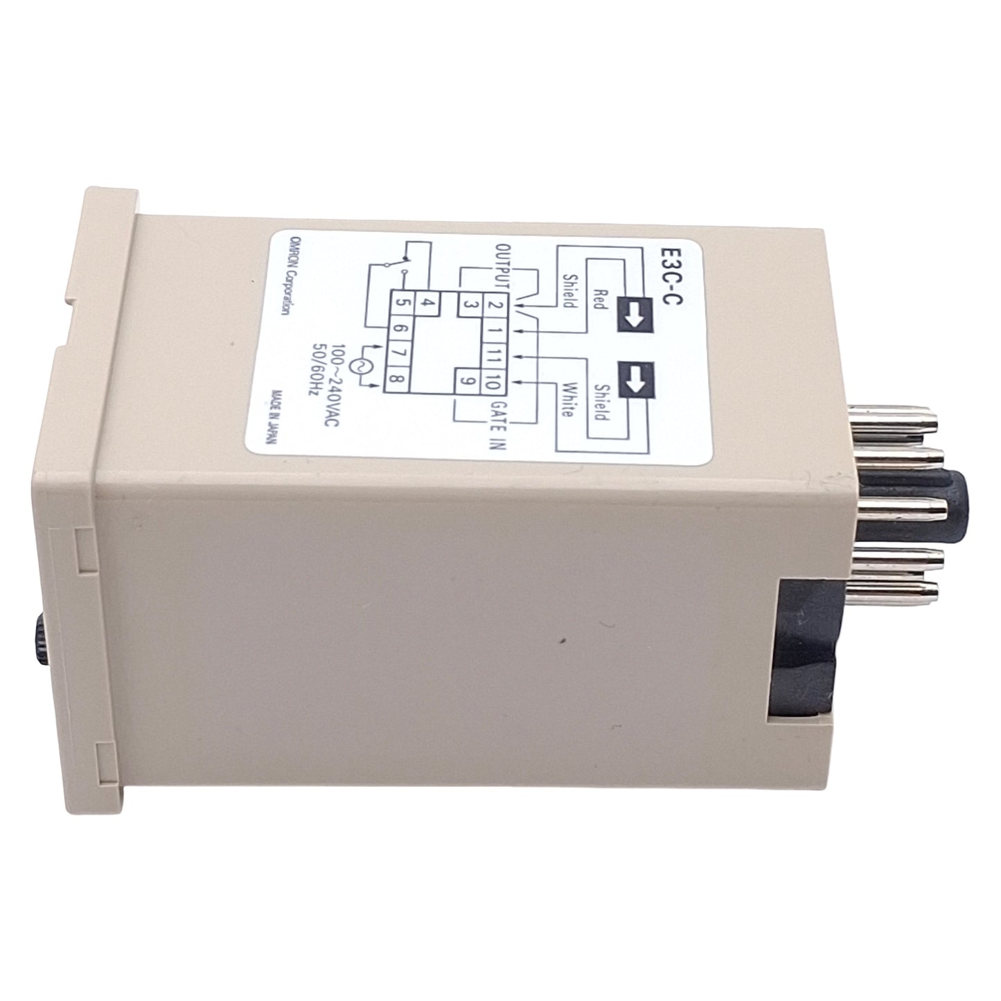 New Omron E3C-C Photoelectric Switch Amplifier, 100-240VAC In, 220VAC/24VDC Out