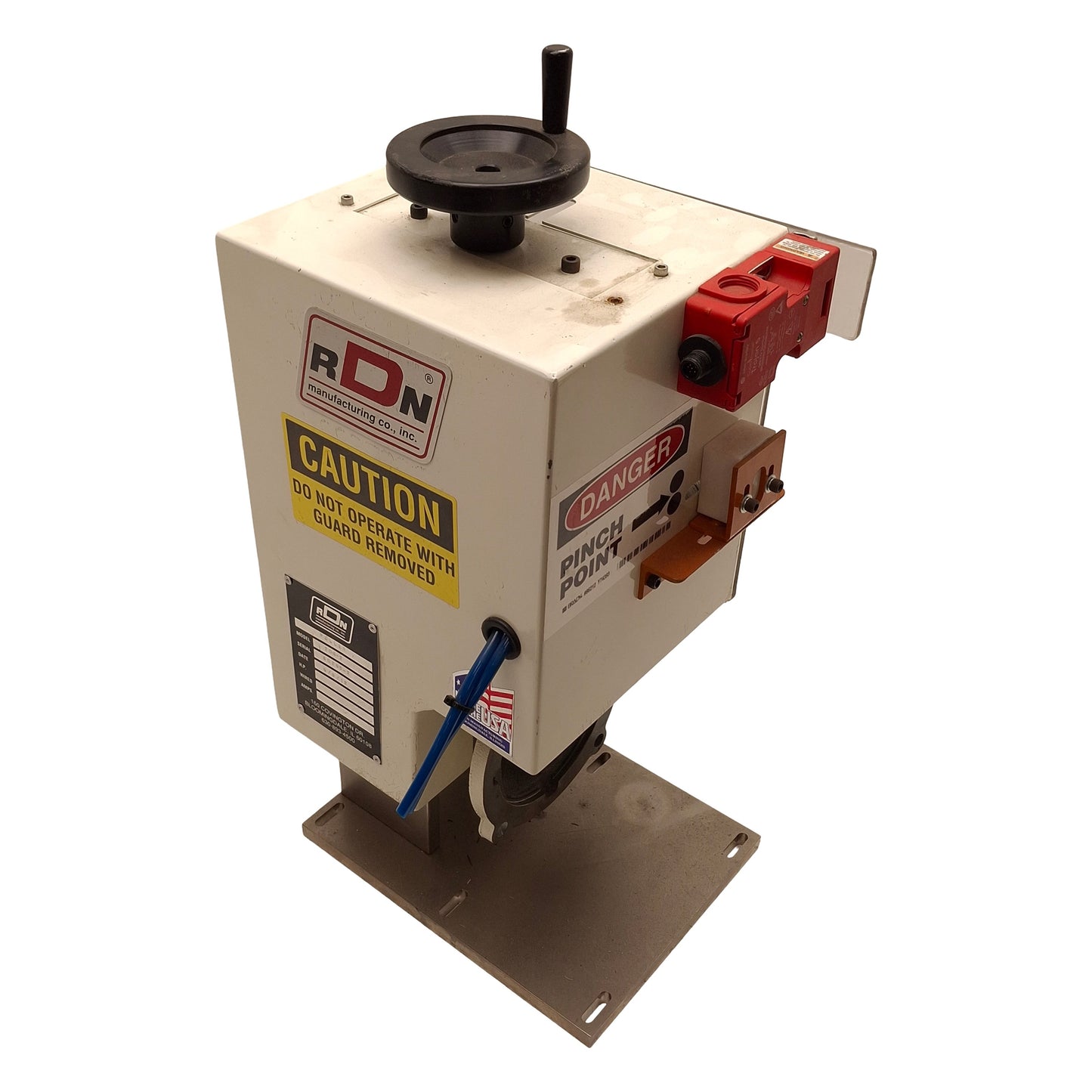 Used RDN Mfg 206-2 Extrusion Puller Head, 2in Belt Width, 1/2in OD Capacity, 6in L