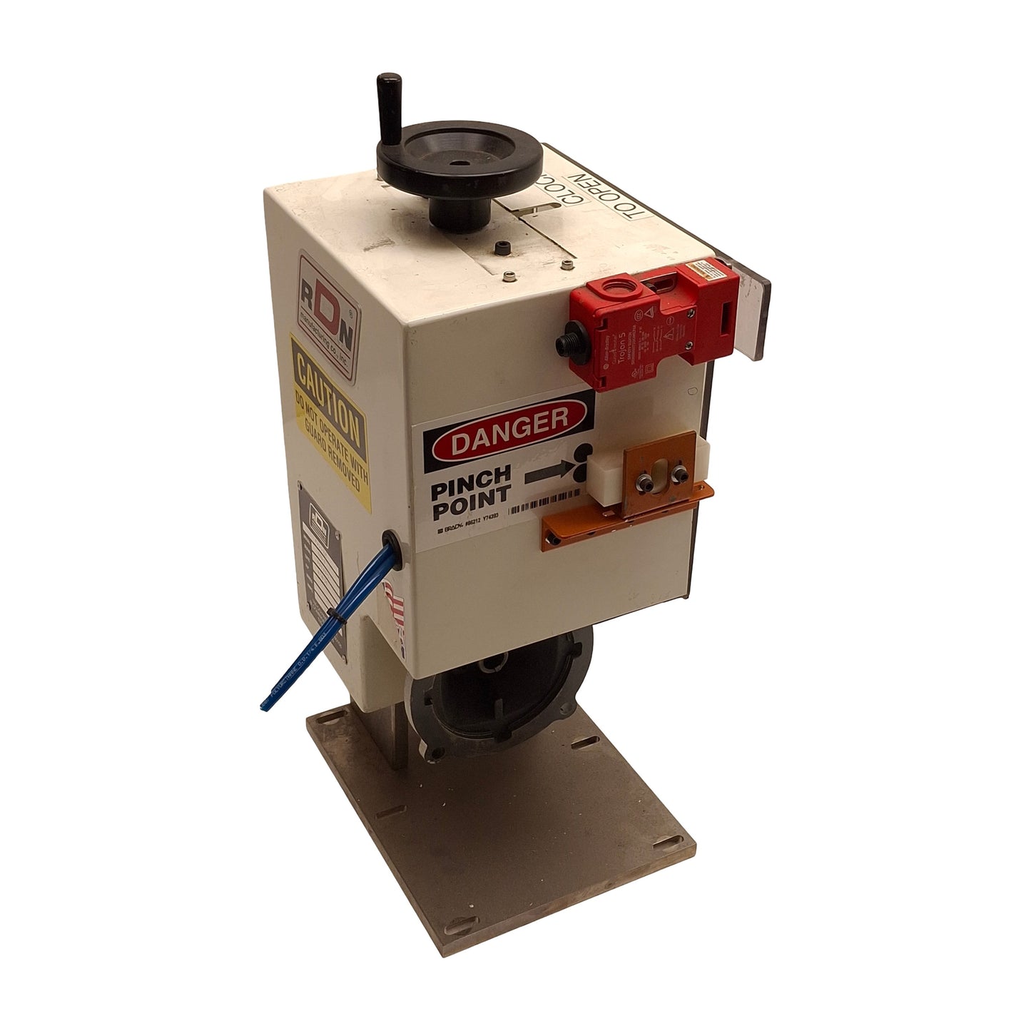 Used RDN Mfg 206-2 Extrusion Puller Head 2in Belt Width, 1/2in OD Capacity, 6in L