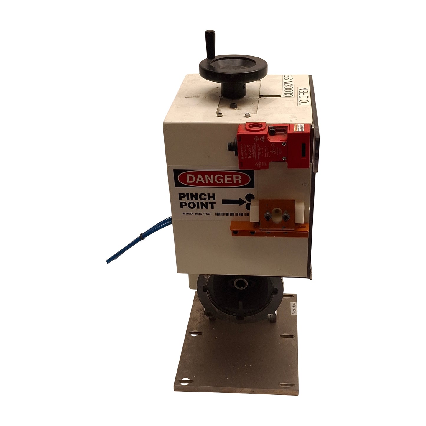 Used RDN Mfg 206-2 Extrusion Puller Head 2in Belt Width, 1/2in OD Capacity, 6in L