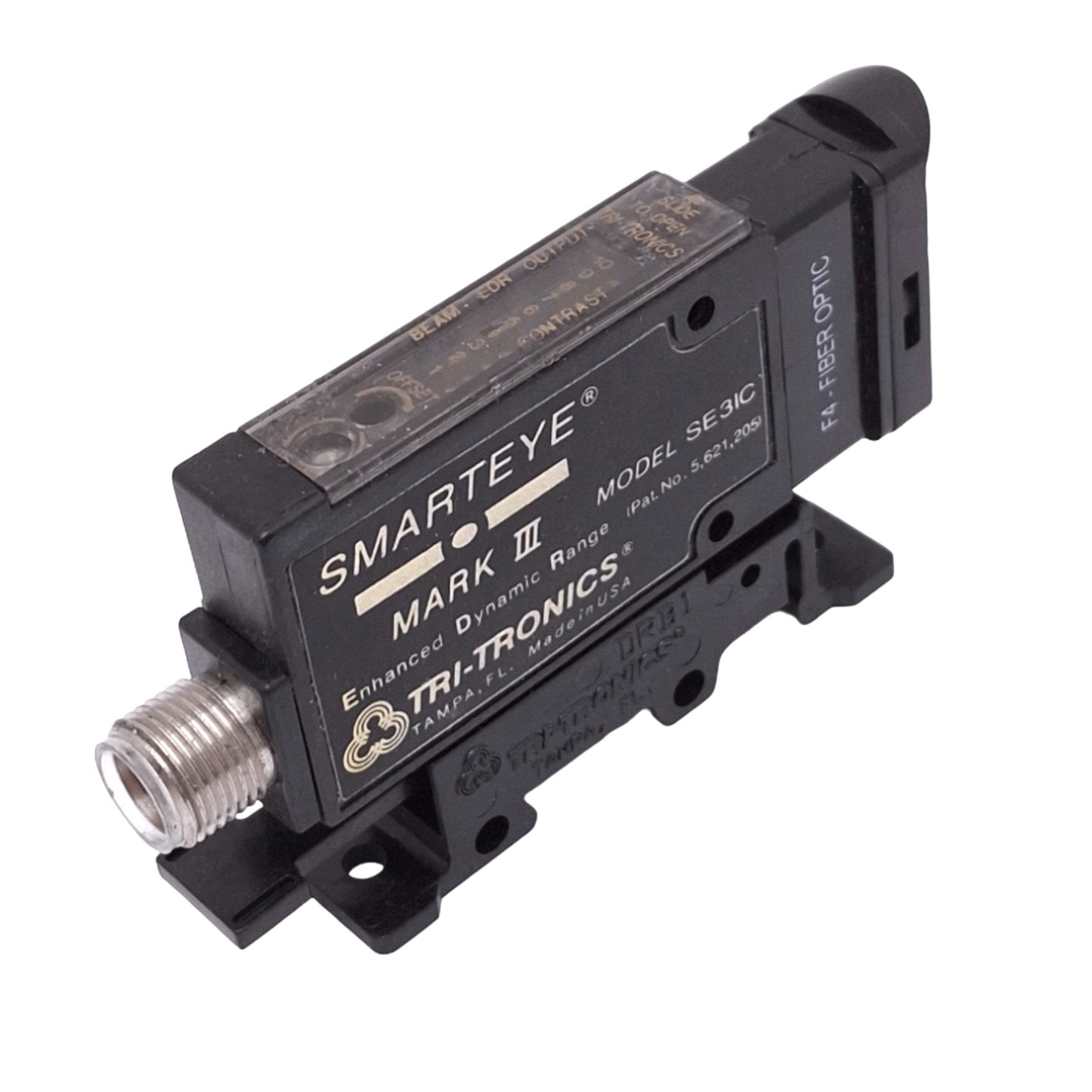 Used Tri-Tronics SE3IC SMARTEYE III Photoelectric Sensor, 12-24VDC, NPN/PNP Out