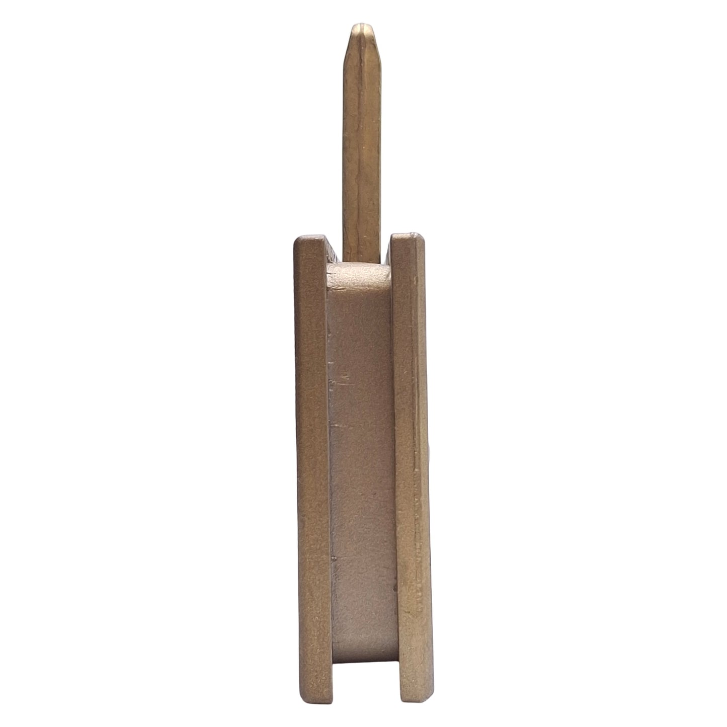 Used WireCrafters SDLKXKD Sliding Door Lock w/ 2x Keys, Steel, Gold, Bolt-On Mount