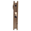 Used WireCrafters SDLKXKD Sliding Door Lock w/ 2x Keys, Steel, Gold, Bolt-On Mount