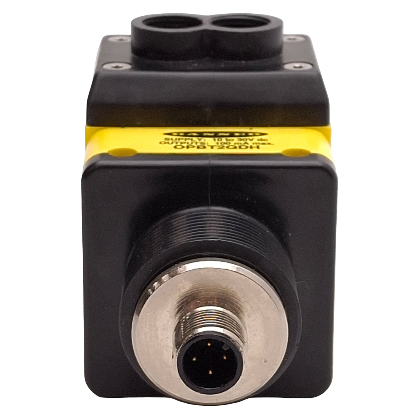 Used Banner OSBFV / OPBT2QDH OMNI-BEAM Sensor Head & Power Block, Red 650nm, 10-30VDC
