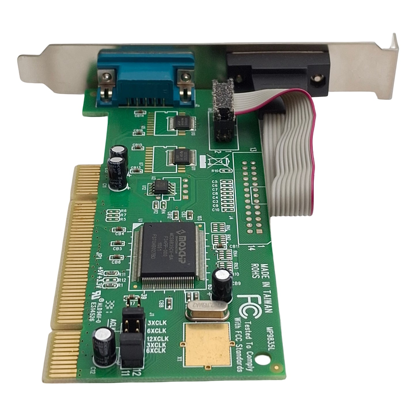 Used Startech PCI2S550 RS232 Serial Adapter, 2-Port, Up To 115.2Kbps, w/ 16550 UART