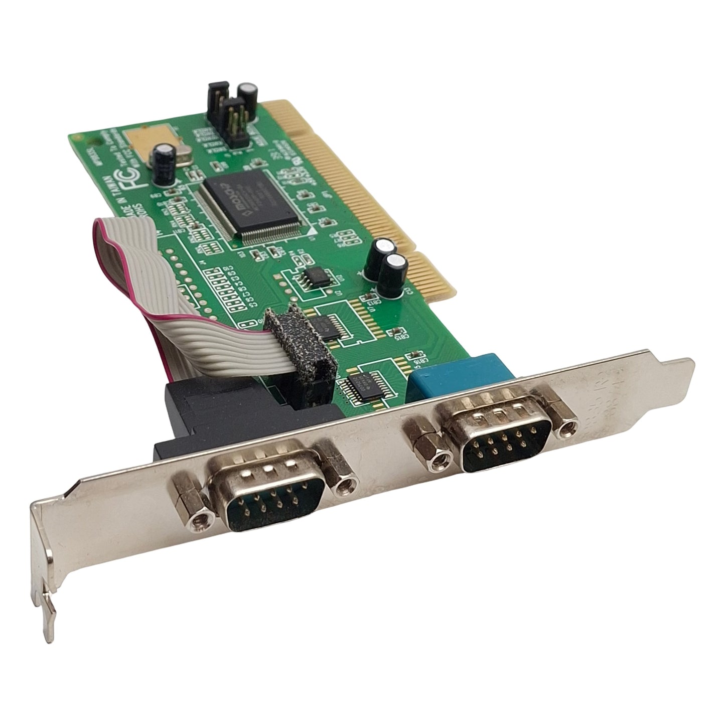 Used Startech PCI2S550 RS232 Serial Adapter, 2-Port, Up To 115.2Kbps, w/ 16550 UART
