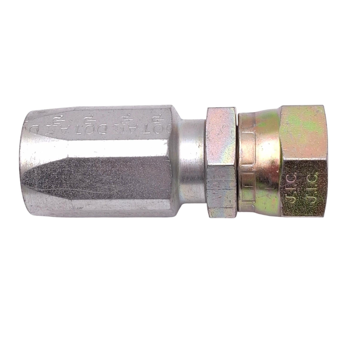 New Parker R5-12-608 Hose Fitting, 5/8in R5-12 Hose to 1/2in JIC Female, 2000psi