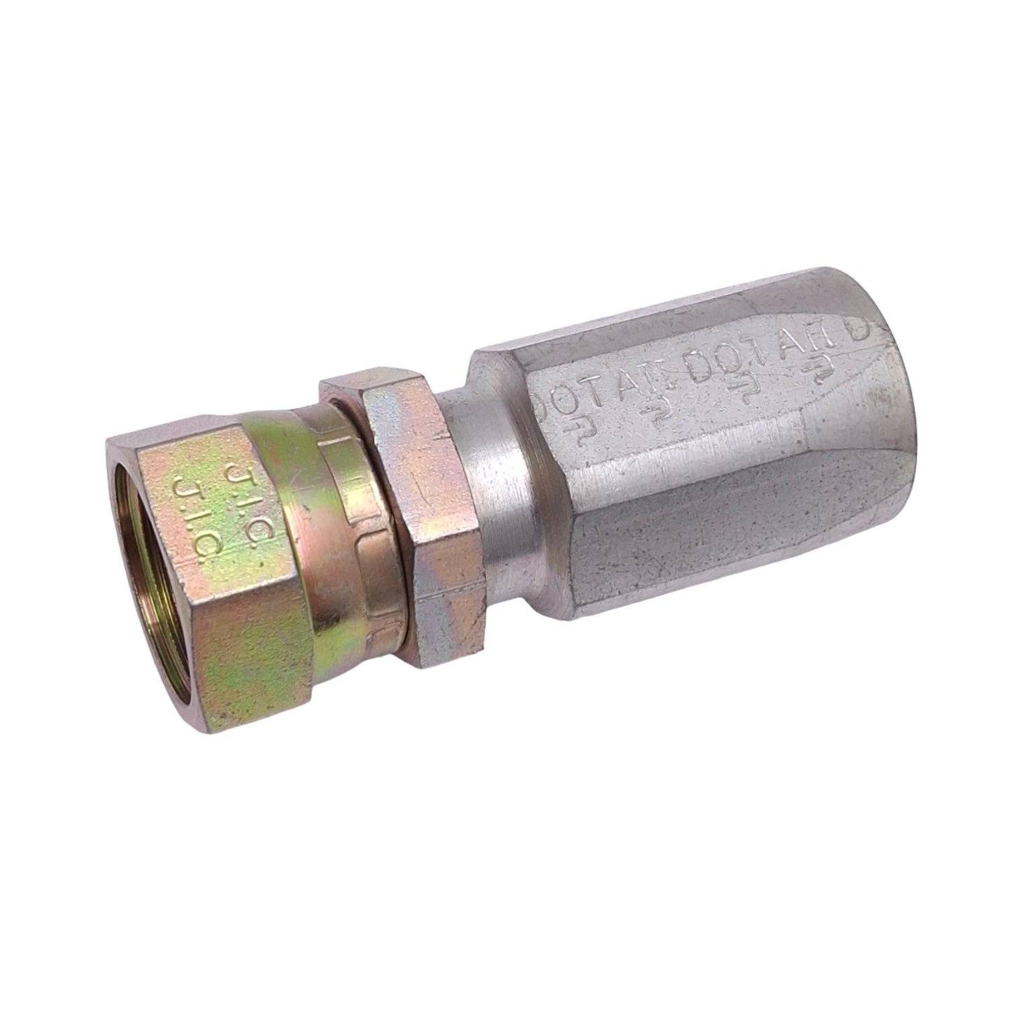New Parker R5-12-608 Hose Fitting, 5/8in R5-12 Hose to 1/2in JIC Female, 2000psi