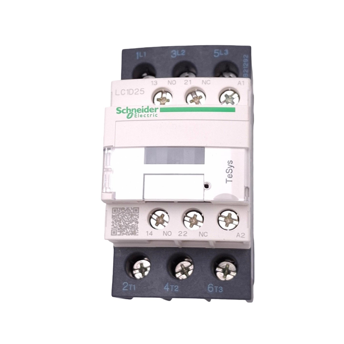 New Schneider Electric LC1D25F7 Contactor, 3-Pole 25A, 11kW 400VAC Max, 110VAC Coil