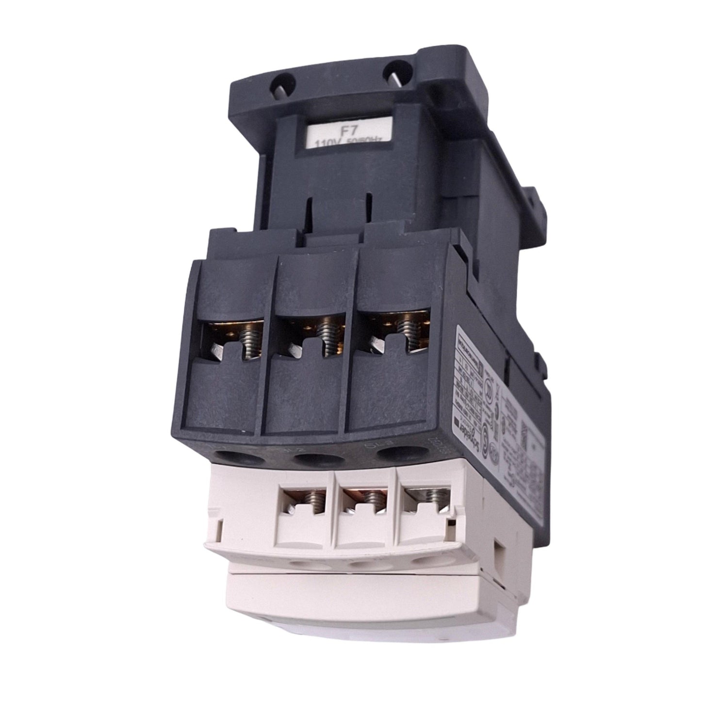 New Schneider Electric LC1D25F7 Contactor, 3-Pole 25A, 11kW 400VAC Max, 110VAC Coil