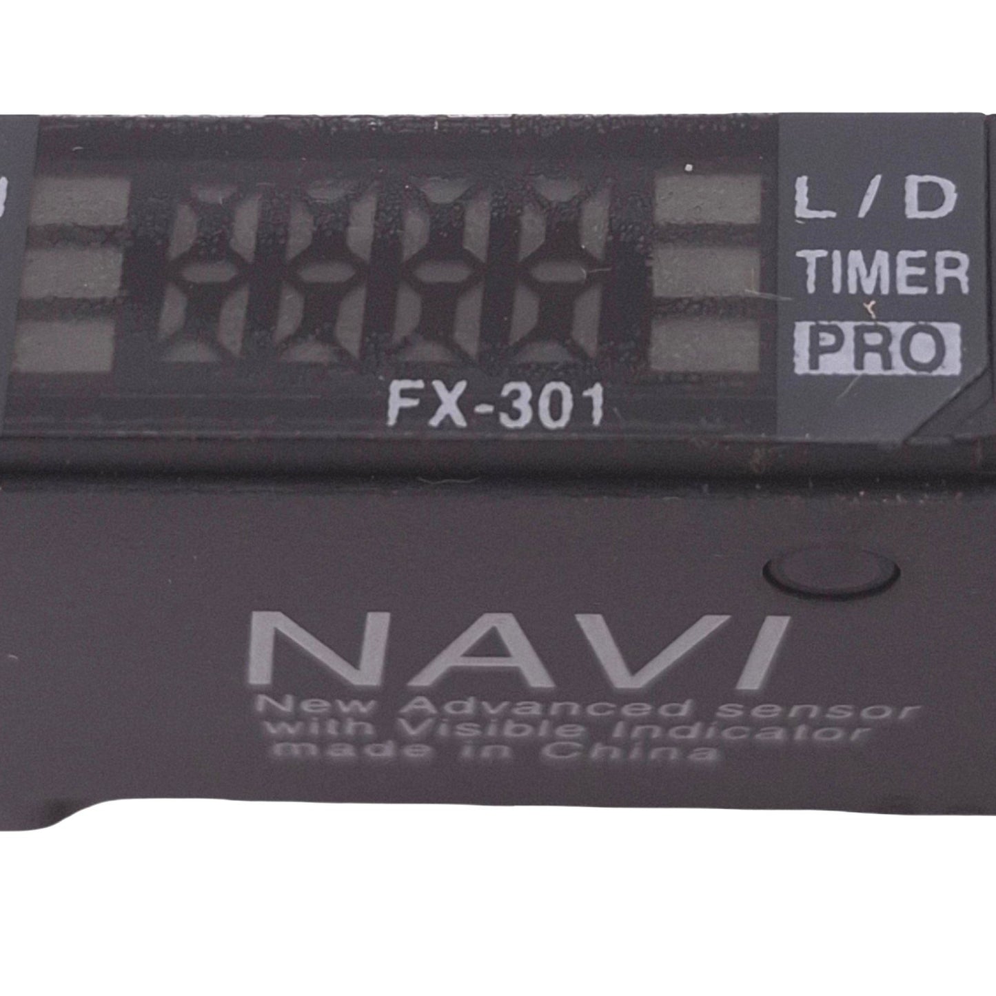 Used SunX FX-301 NAVI Advanced Digital Fiber Sensor w/ Indicator, 12-24VDC, NPN Out