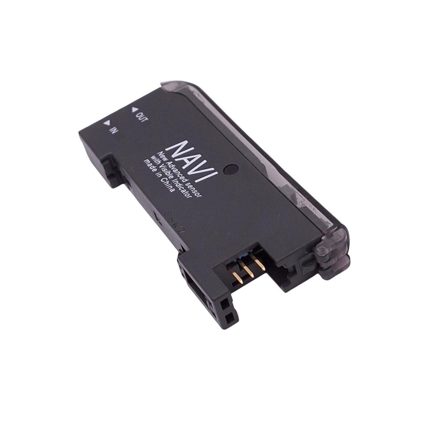 Used SunX FX-301 NAVI Advanced Digital Fiber Sensor w/ Indicator, 12-24VDC, NPN Out
