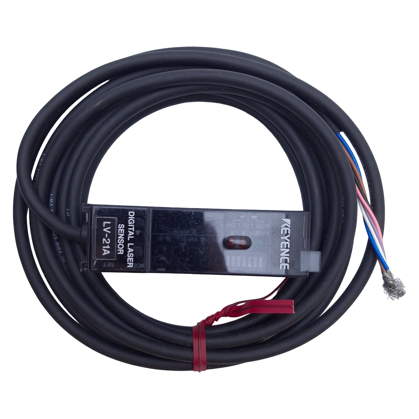 New – Open box Keyence LV-21A Laser Sensor Amplifier Unit 2-Channel, NPN, 12-24VDC 125mA