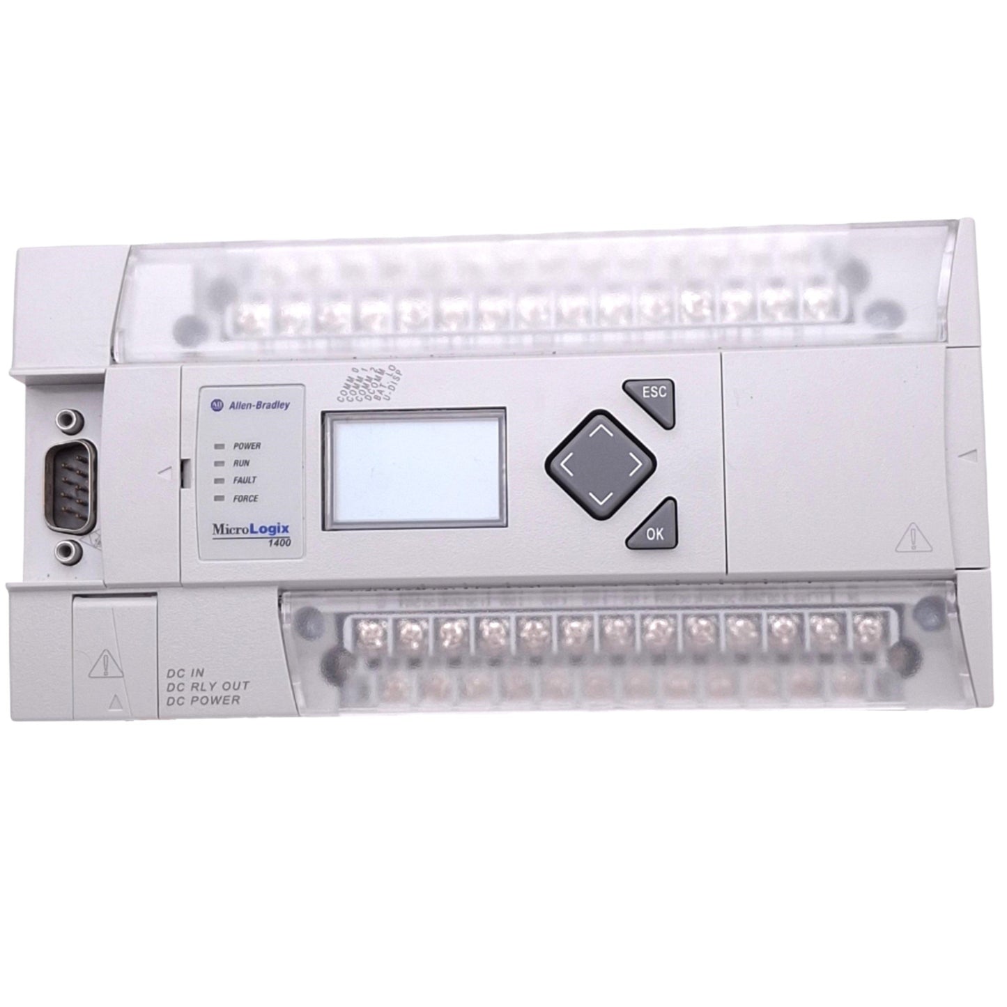 Used Allen Bradley 1766-L32BXB C MicroLogix 1400 Controller, 32-Point, 24VDC