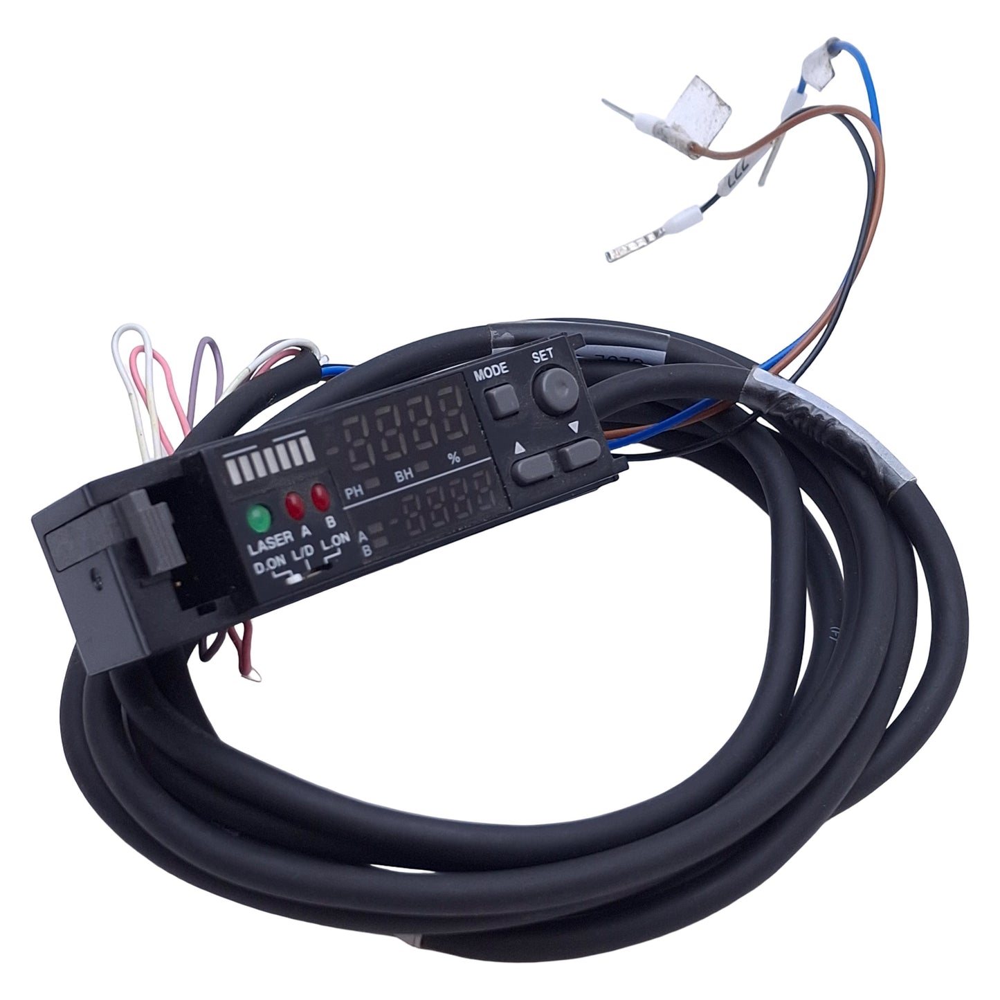 Used Keyence LV-21A Laser Sensor Amplifier Unit NPN, 2-Channel, 12-24VDC 125mA