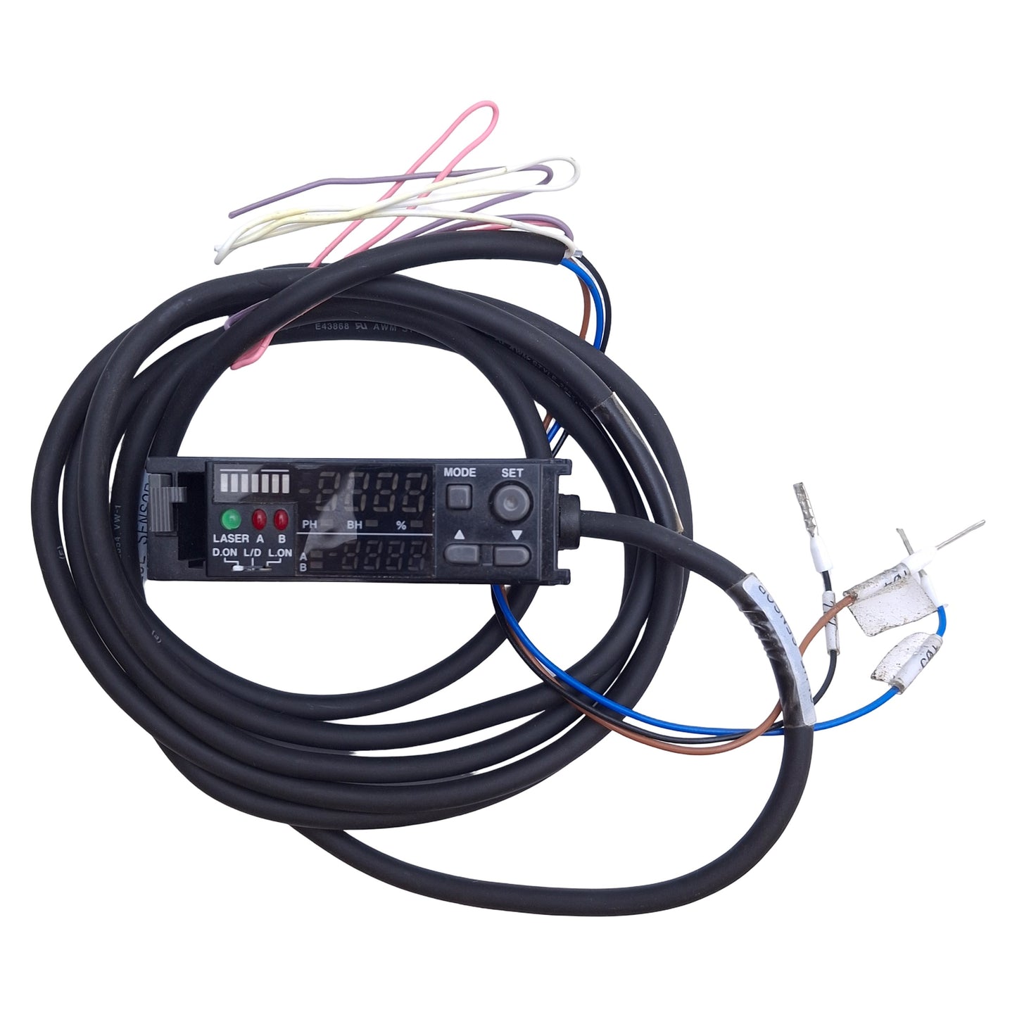 Used Keyence LV-21A Laser Sensor Amplifier Unit NPN, 2-Channel, 12-24VDC 125mA